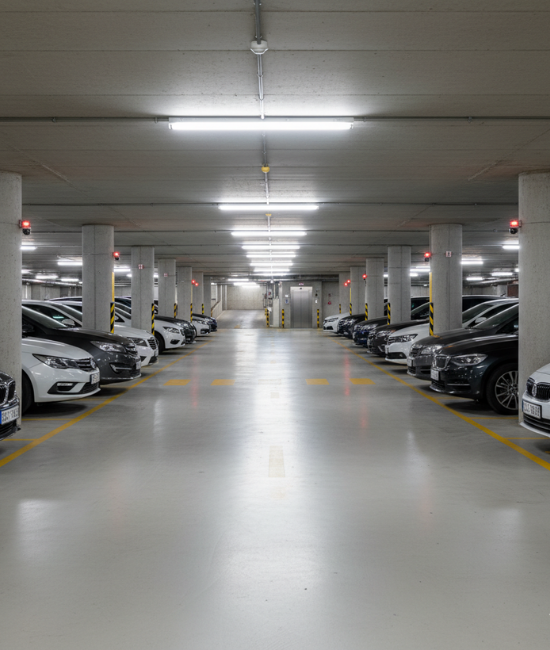 Spacious Car Parking